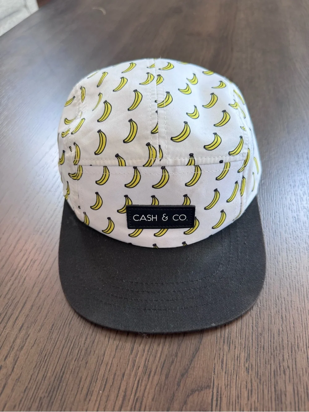 Kids M/L CASH & CO. Banana Print Five-Panel Cap